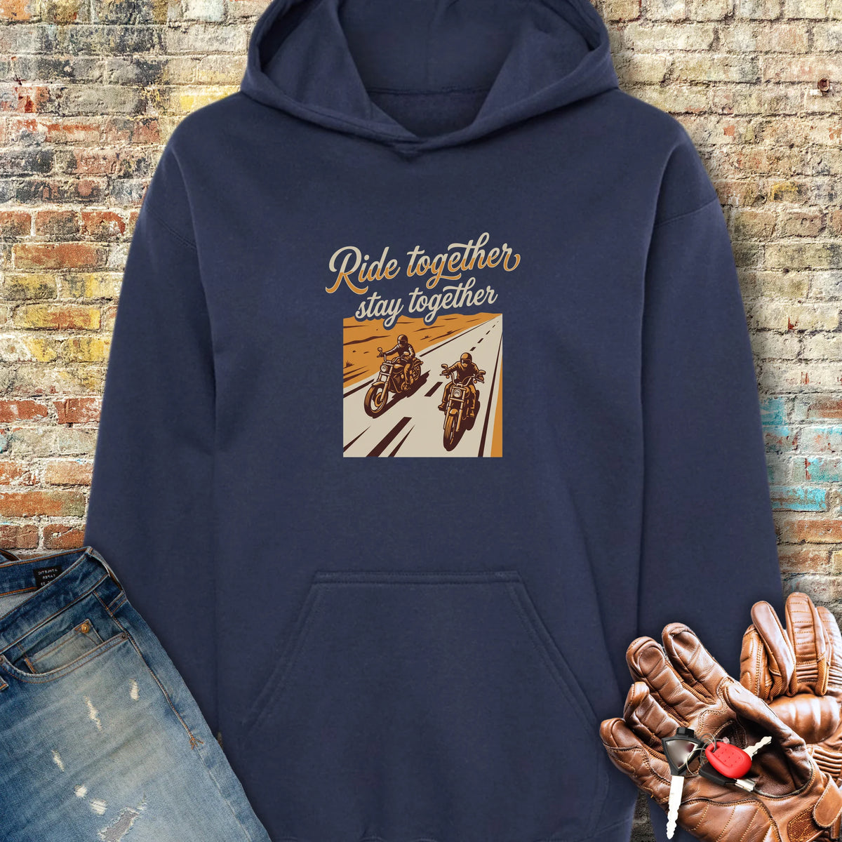 Stay Together Hoodie - Navy