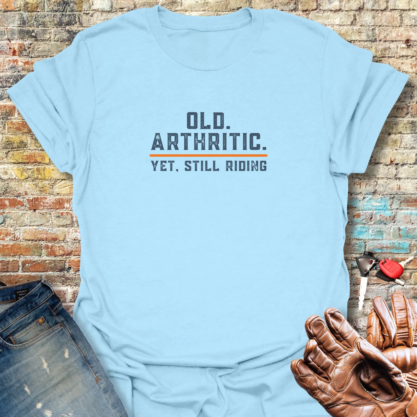 Still Riding T-Shirt - Light Blue