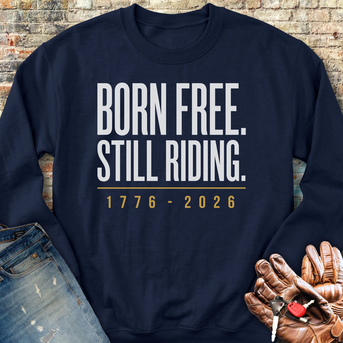 Still Riding 250th Sweatshirt - Navy