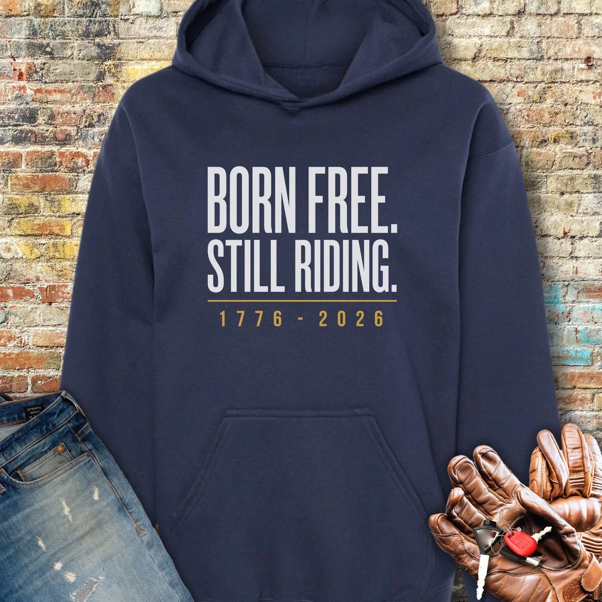 Still Riding 250th Hoodie - Navy