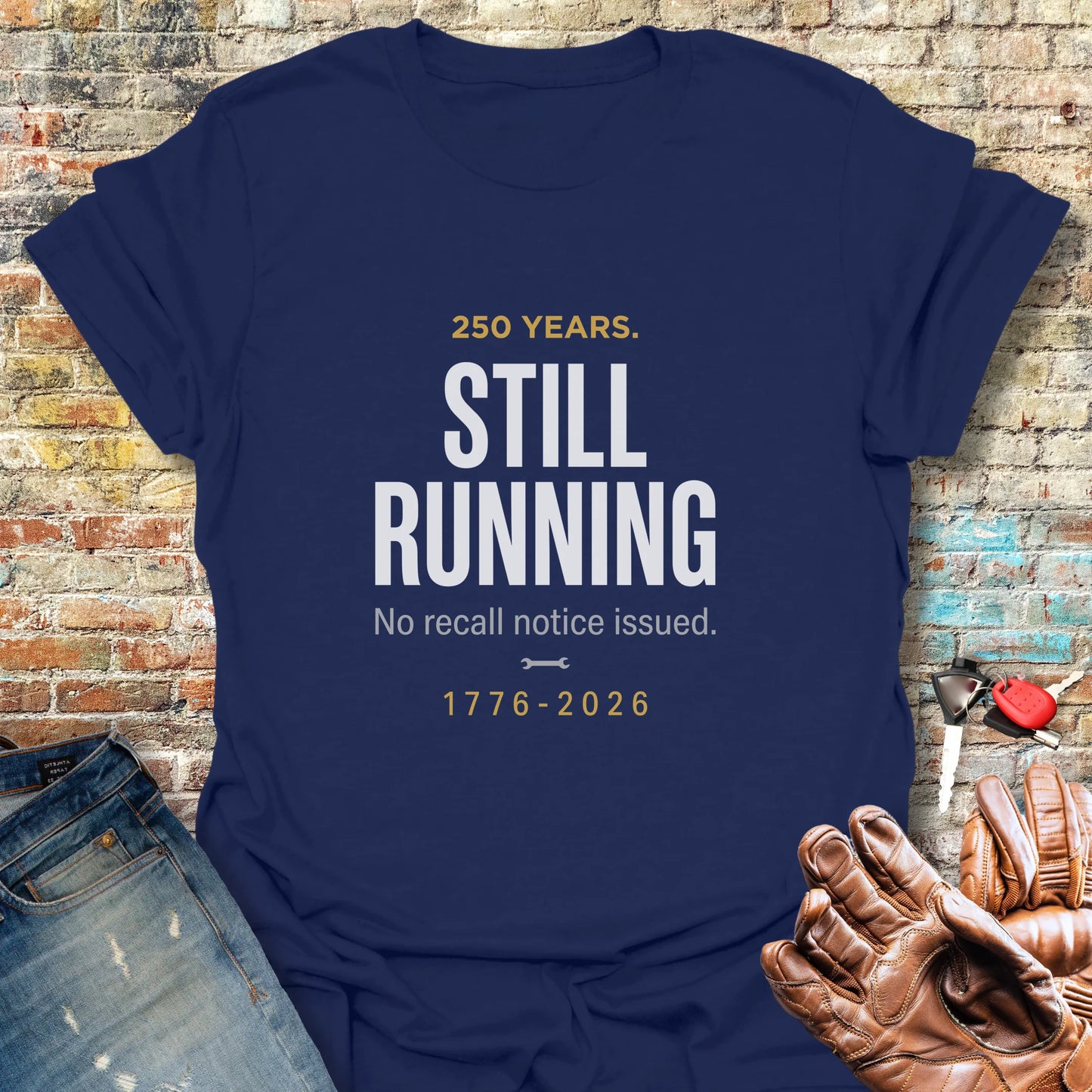 Still Running 250 T-Shirt - Navy