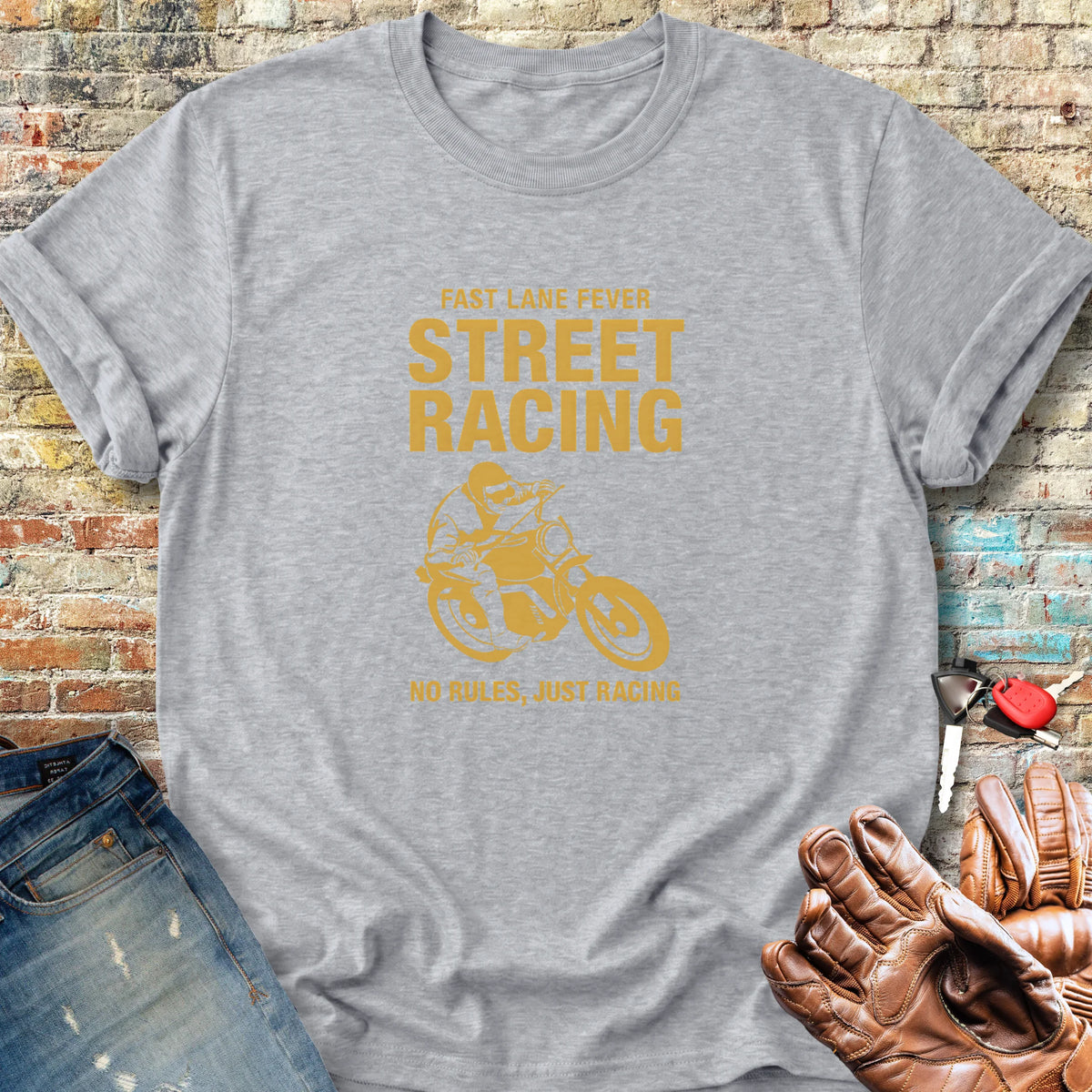 Street Racing Classic T-Shirt - Sport Grey