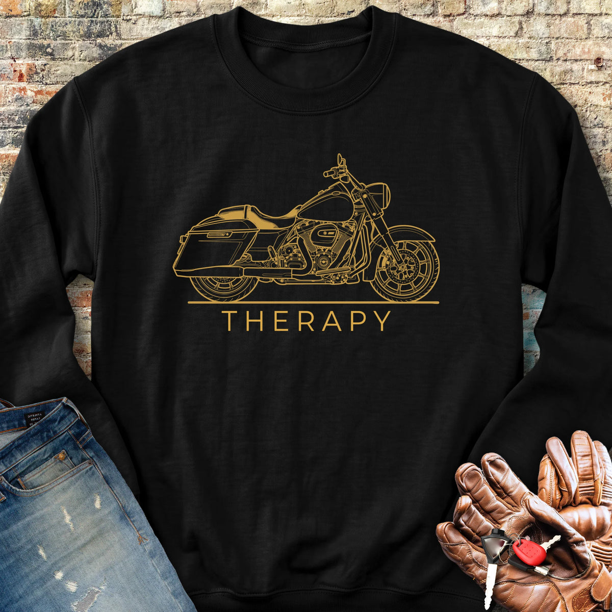 Street Therapy Sweatshirt - Black