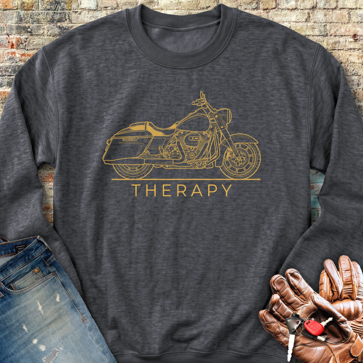 Street Therapy Sweatshirt - Dark Heather