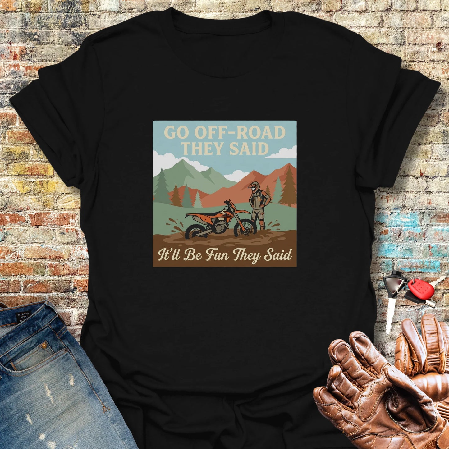 Stuck In The Mud T-Shirt - Black