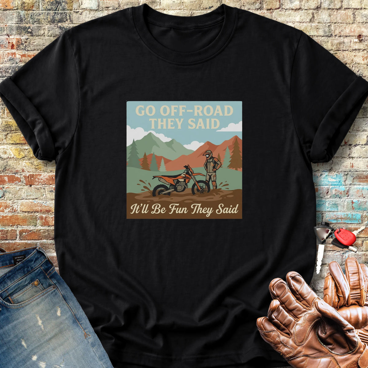 Stuck In The Mud Classic T-Shirt - Black
