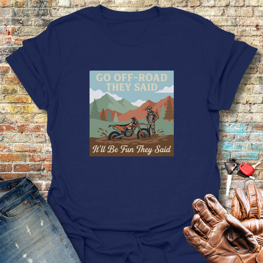 Stuck In The Mud T-Shirt - Navy
