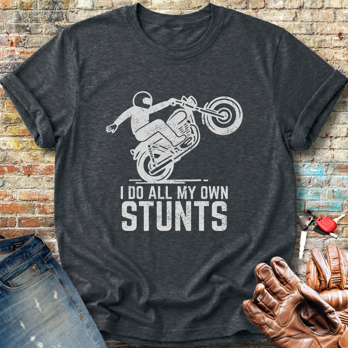 Stunts Classic T-Shirt - Dark Heather