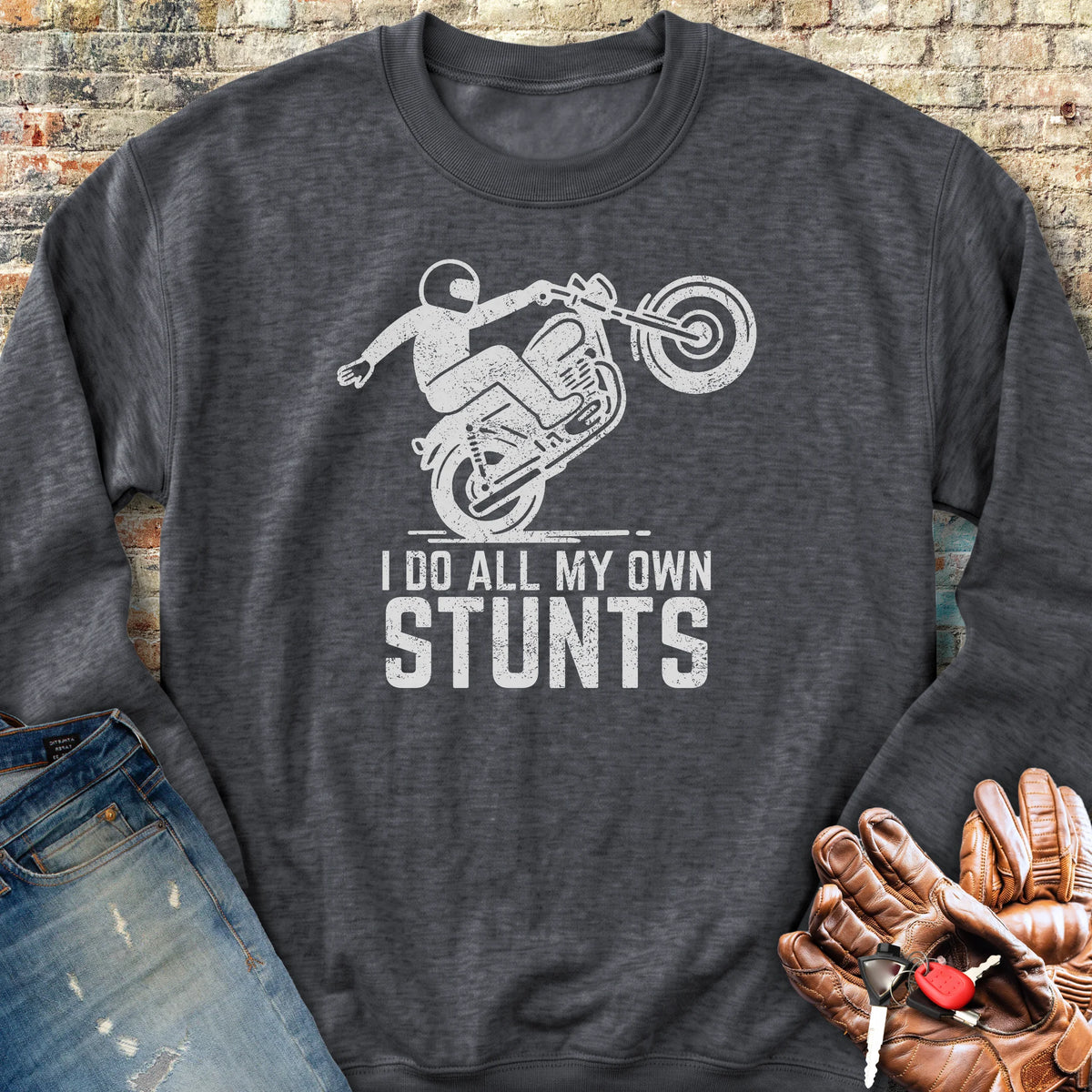 Stunts Sweatshirt - Dark Heather