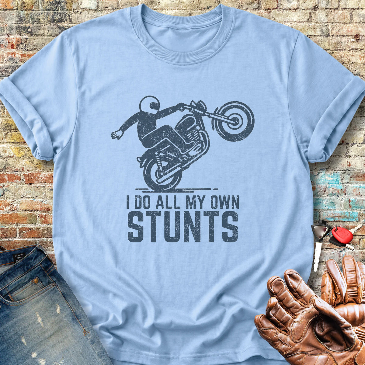 Stunts Classic T-Shirt - Light Blue