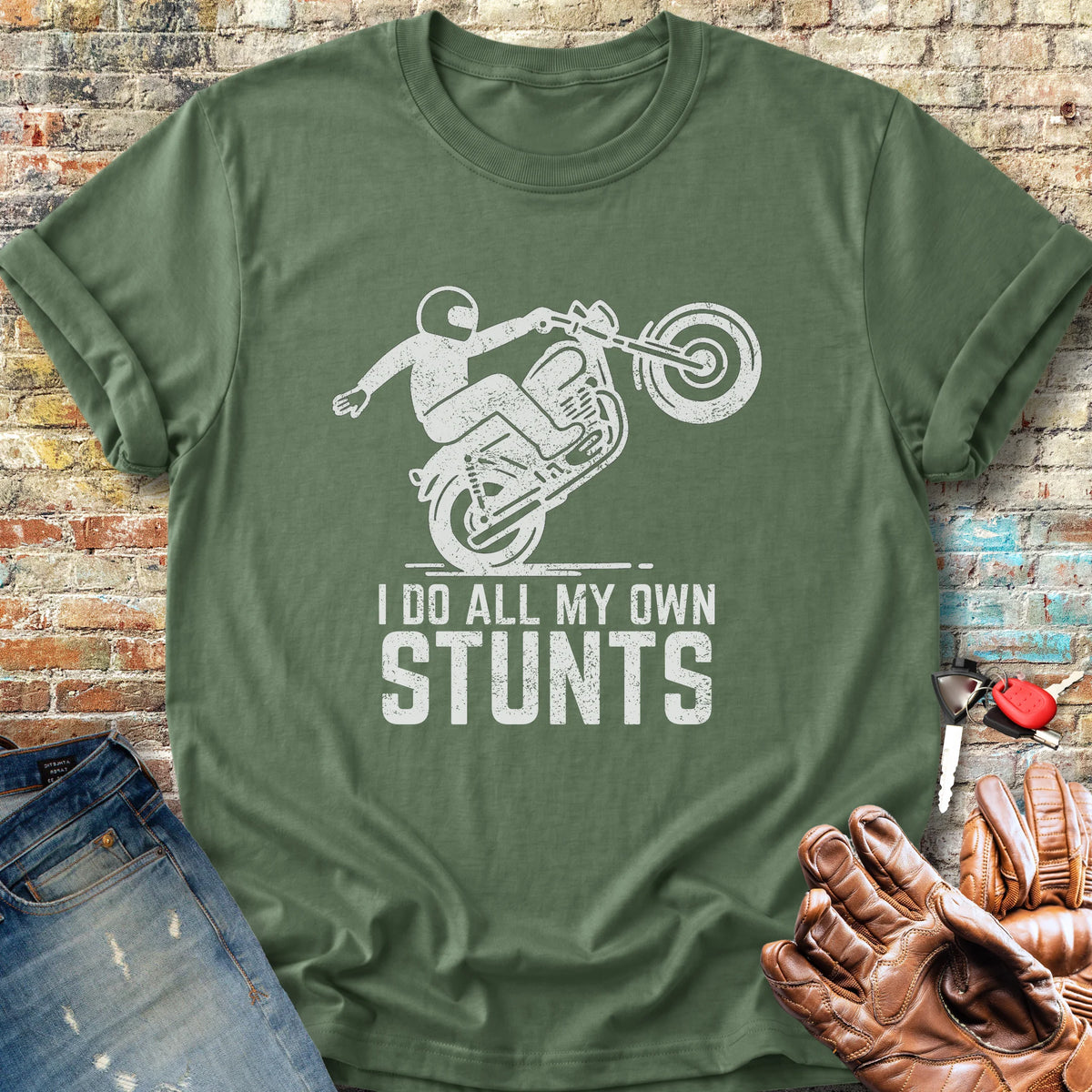 Stunts Classic T-Shirt - Military Green