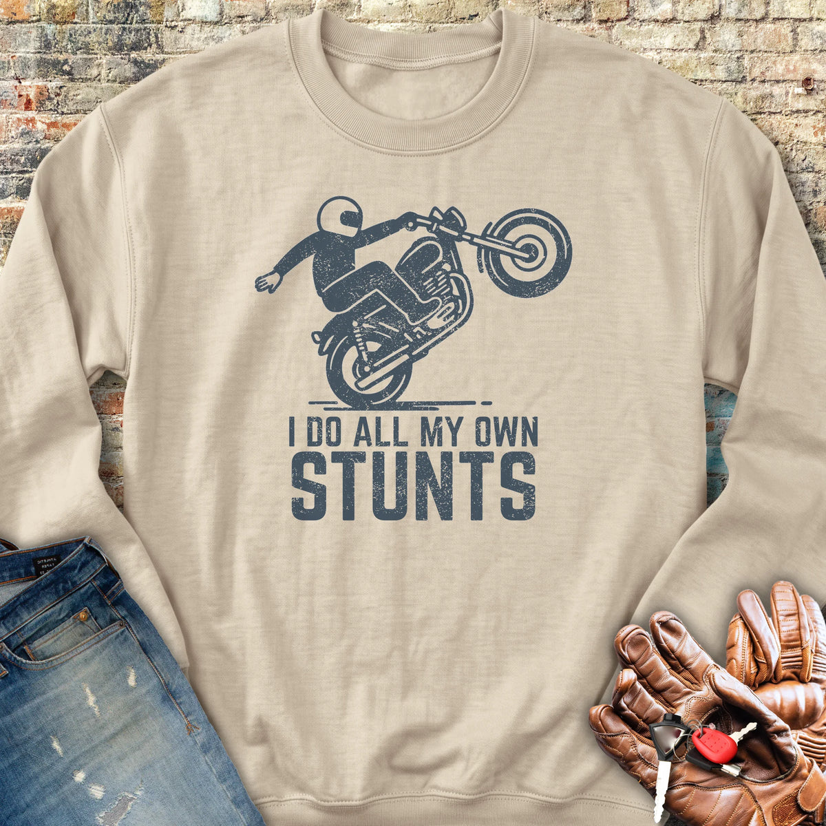 Stunts Sweatshirt - Sand