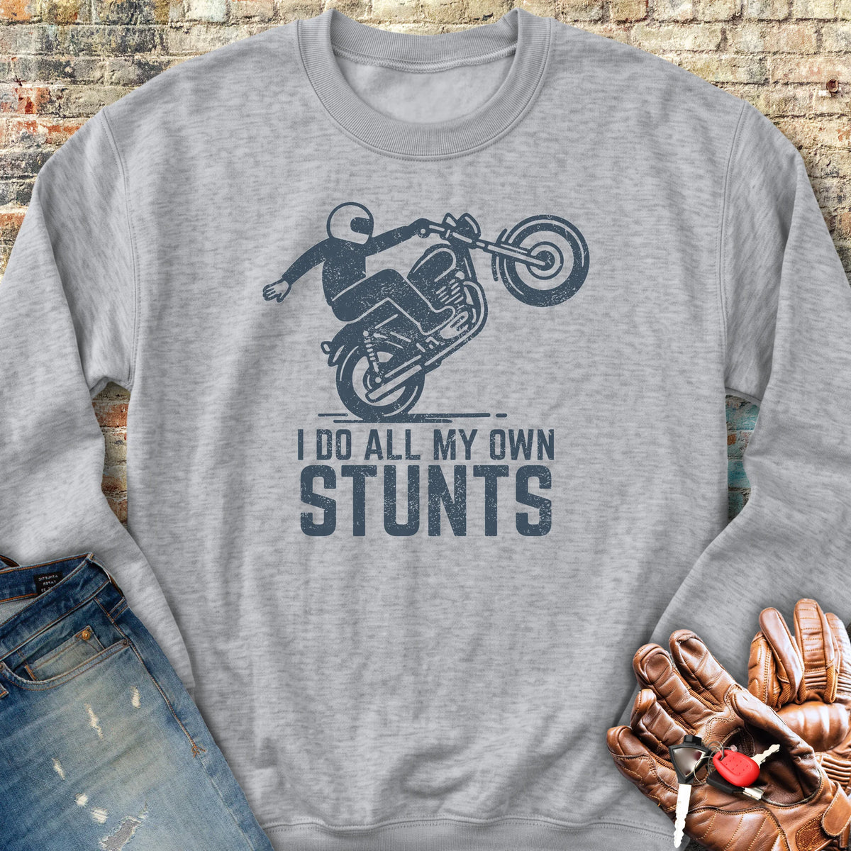 Stunts Sweatshirt - Sport Grey