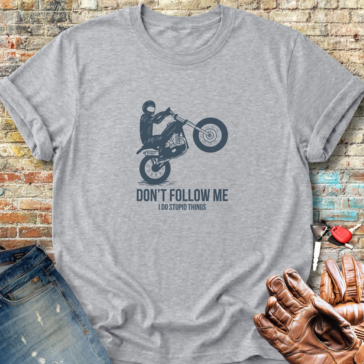Stupid Things Classic T-Shirt - Sport Grey