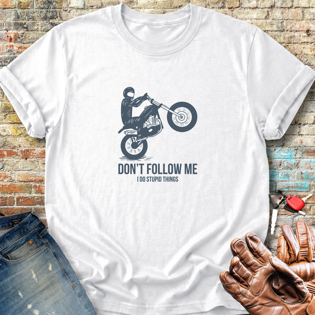 Stupid Things Classic T-Shirt - White