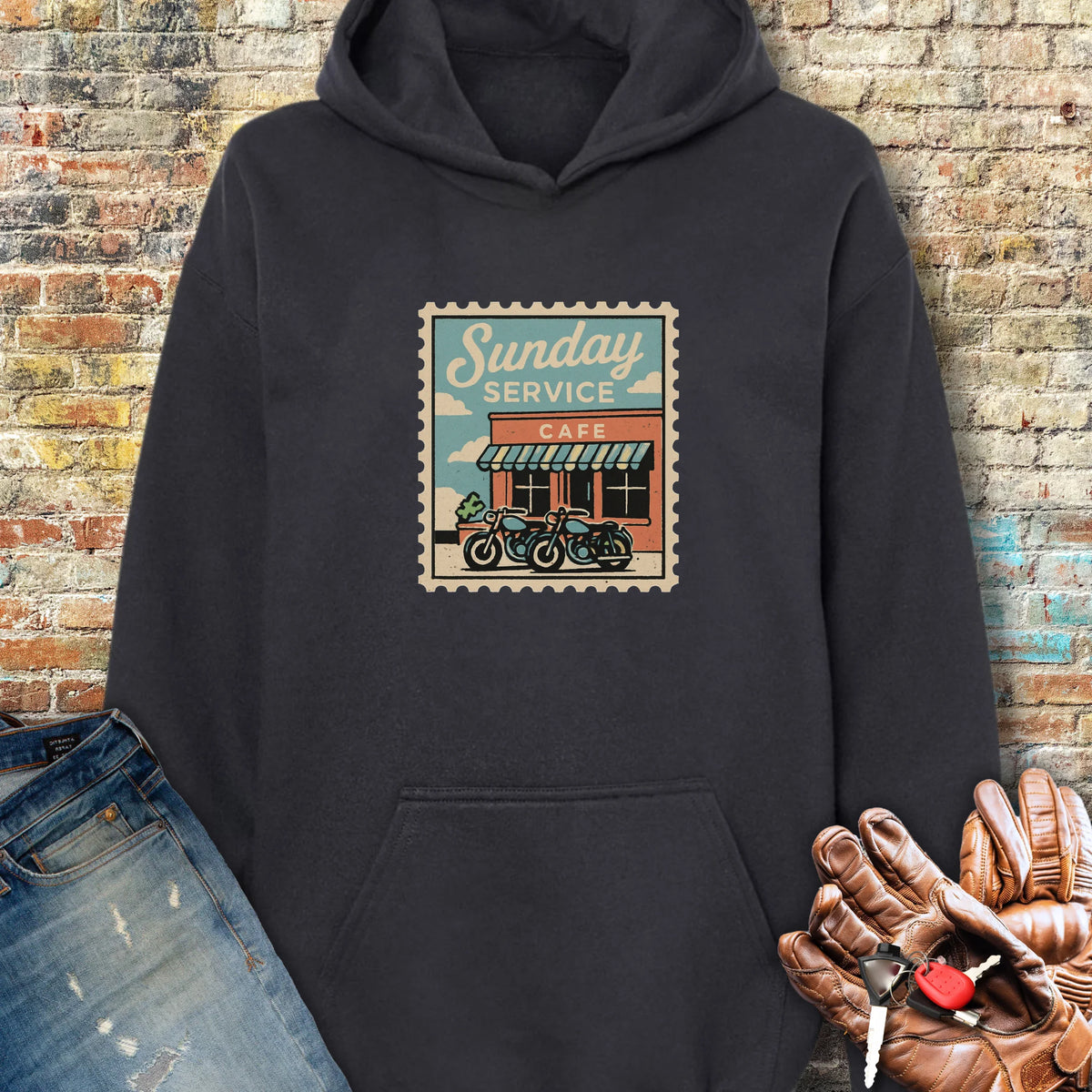 Sunday Service Hoodie - Black