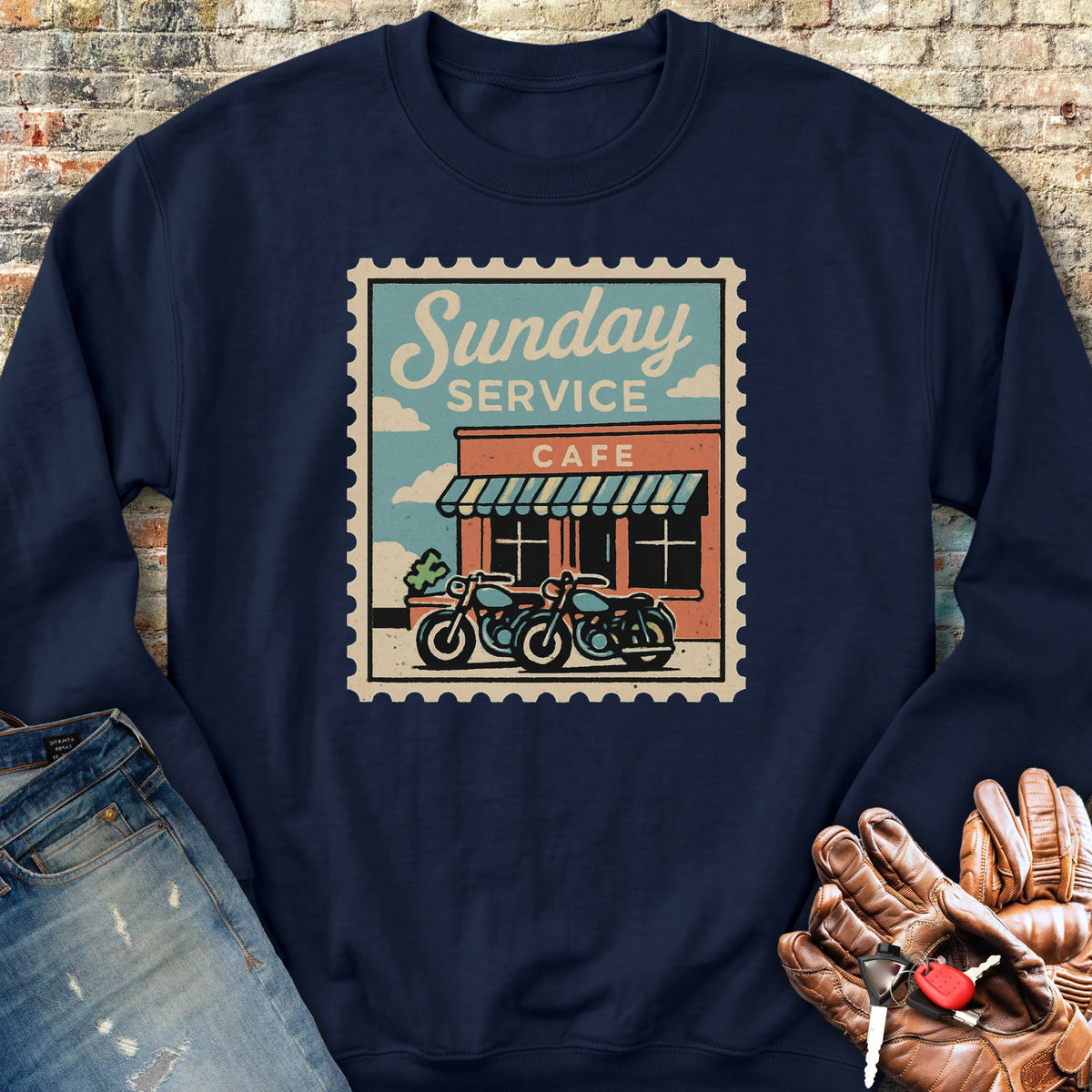 Sunday Service Sweatshirt - Navy