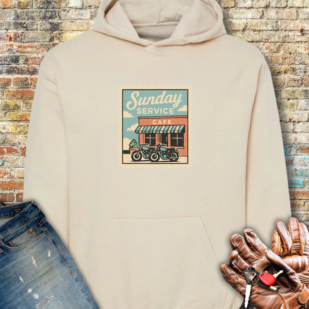Sunday Service Hoodie - Sand