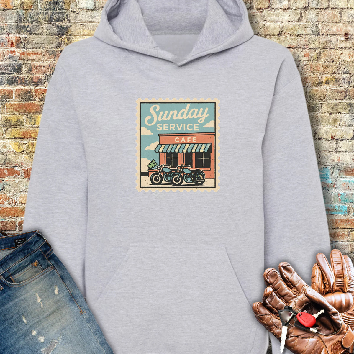 Sunday Service Hoodie - Sport Grey