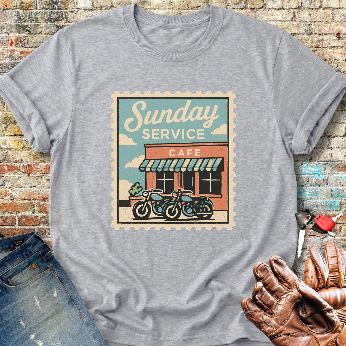 Sunday Service Classic T-Shirt - Sport Grey