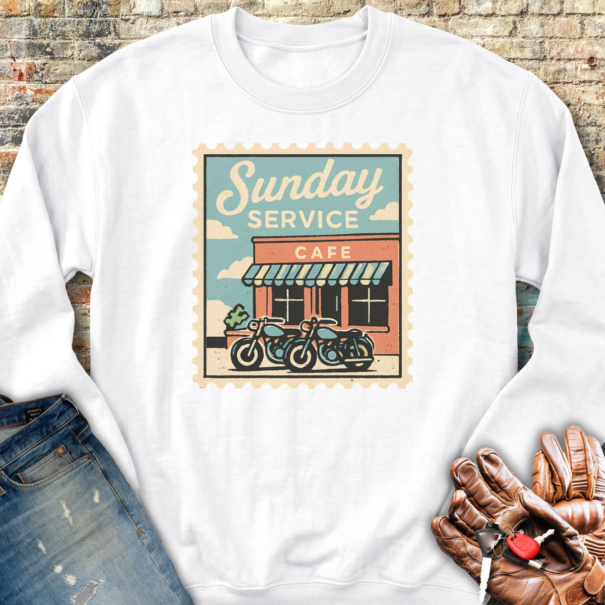 Sunday Service Sweatshirt - White