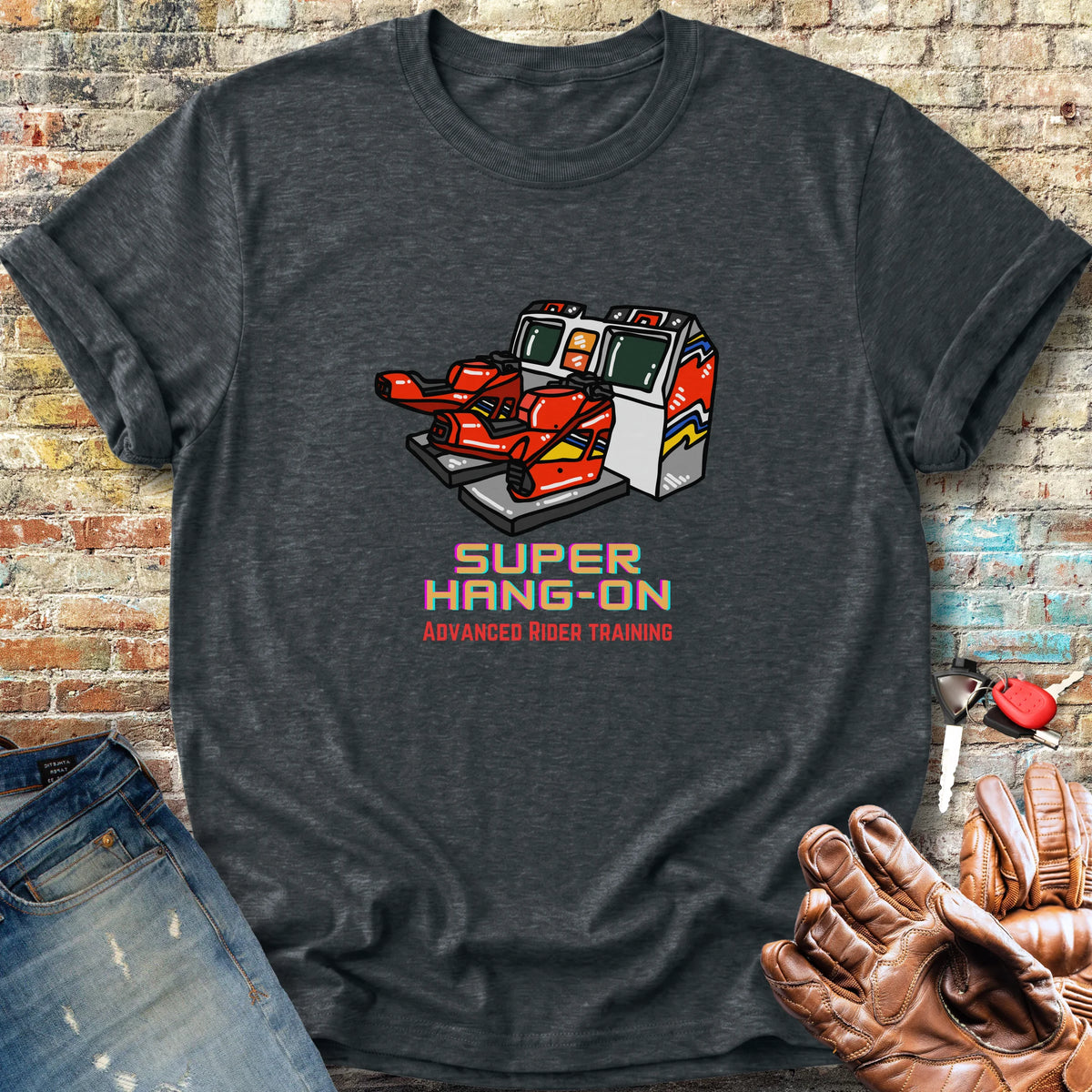 Super Hang-On Classic T-Shirt - Dark Heather