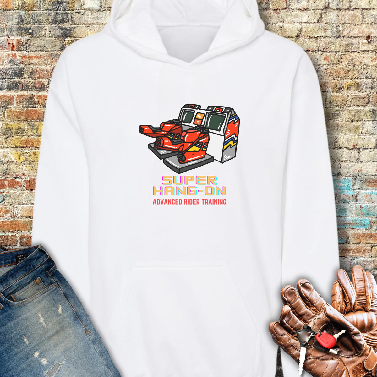 Super Hang-On Hoodie - White