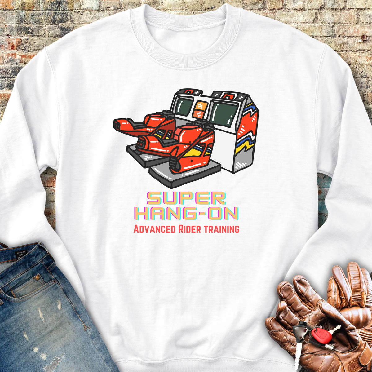 Super Hang-On Sweatshirt - White
