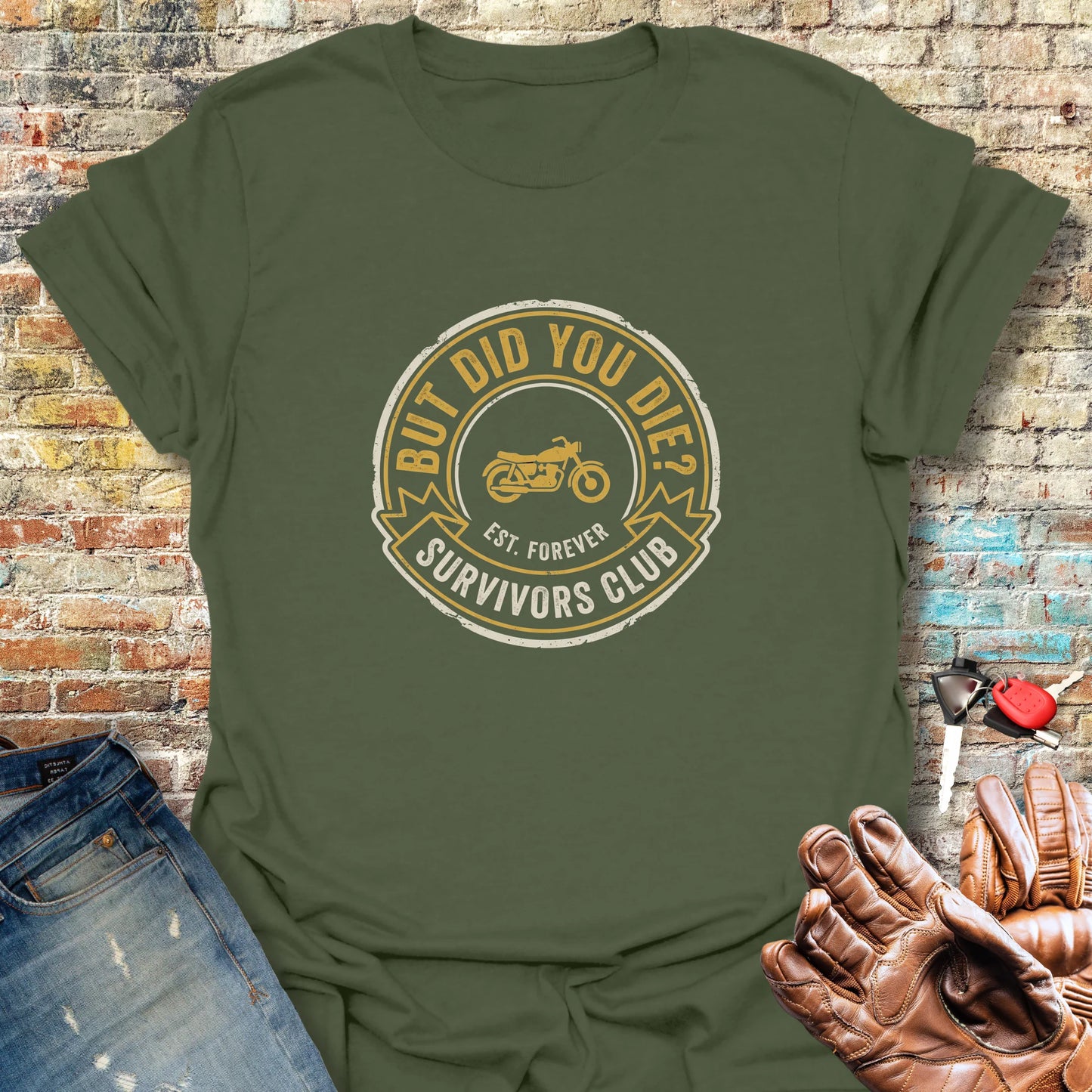 Survivors Club T-Shirt - Military Green