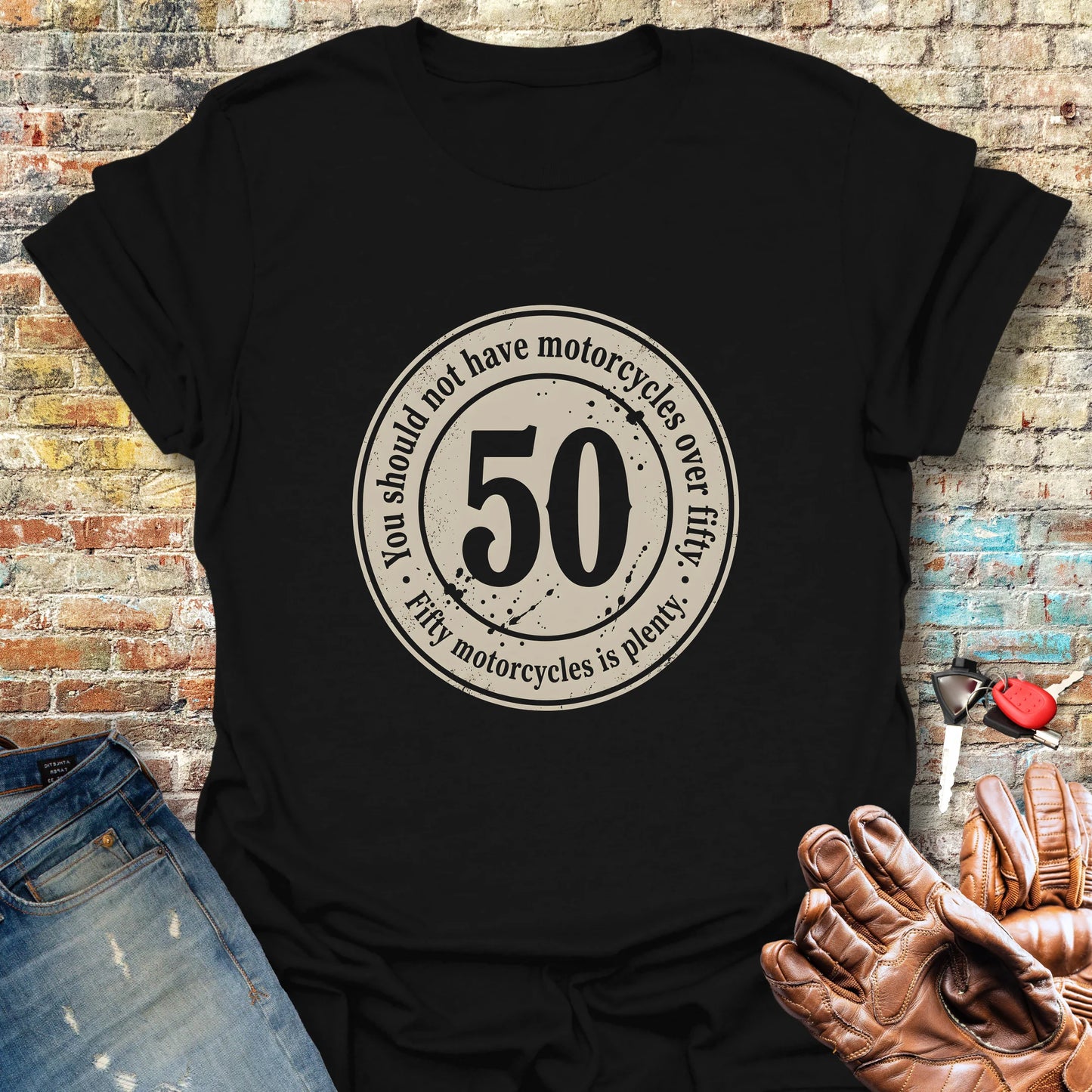 The 50 Riders Club T-Shirt - Black