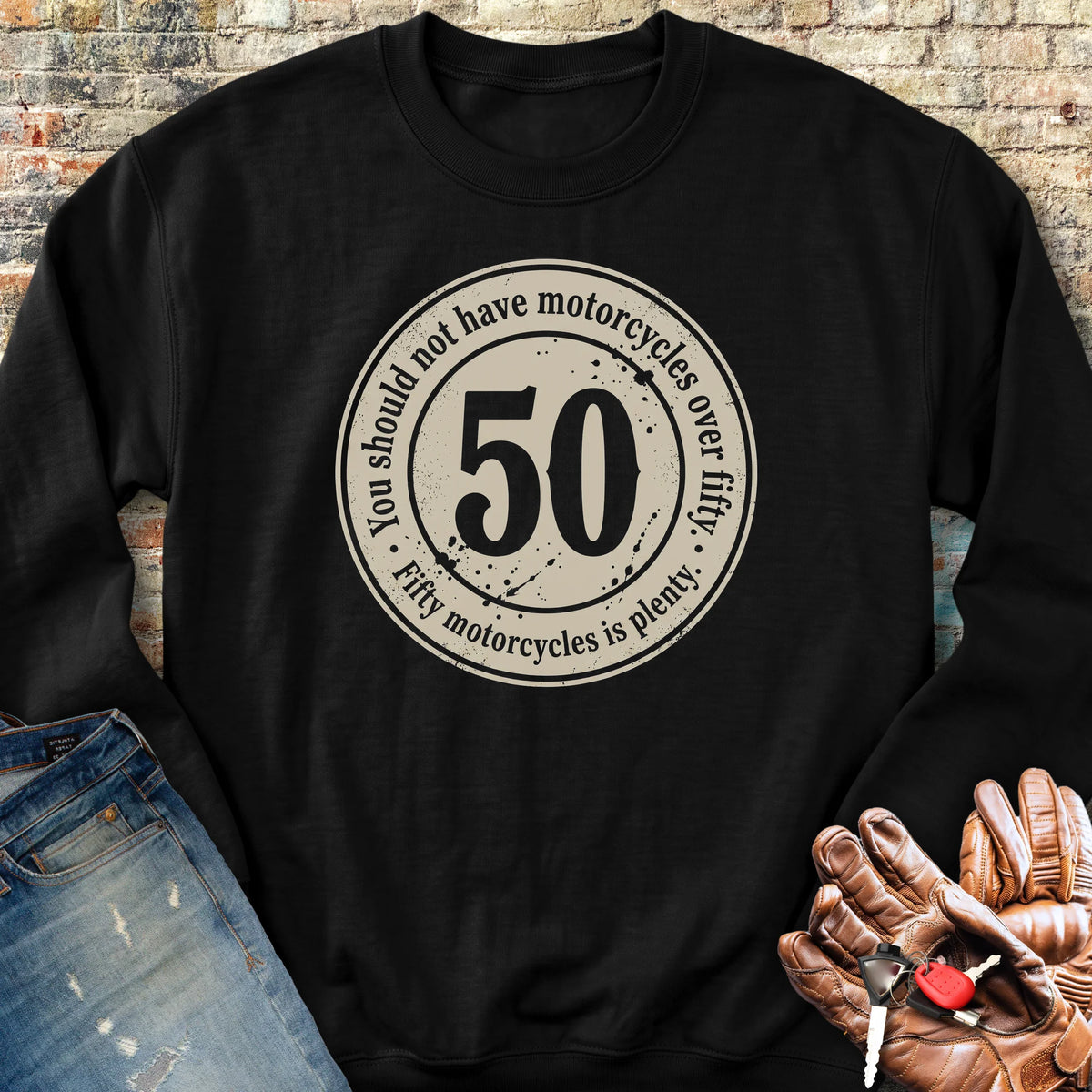 The 50 Riders Club Sweatshirt - Black