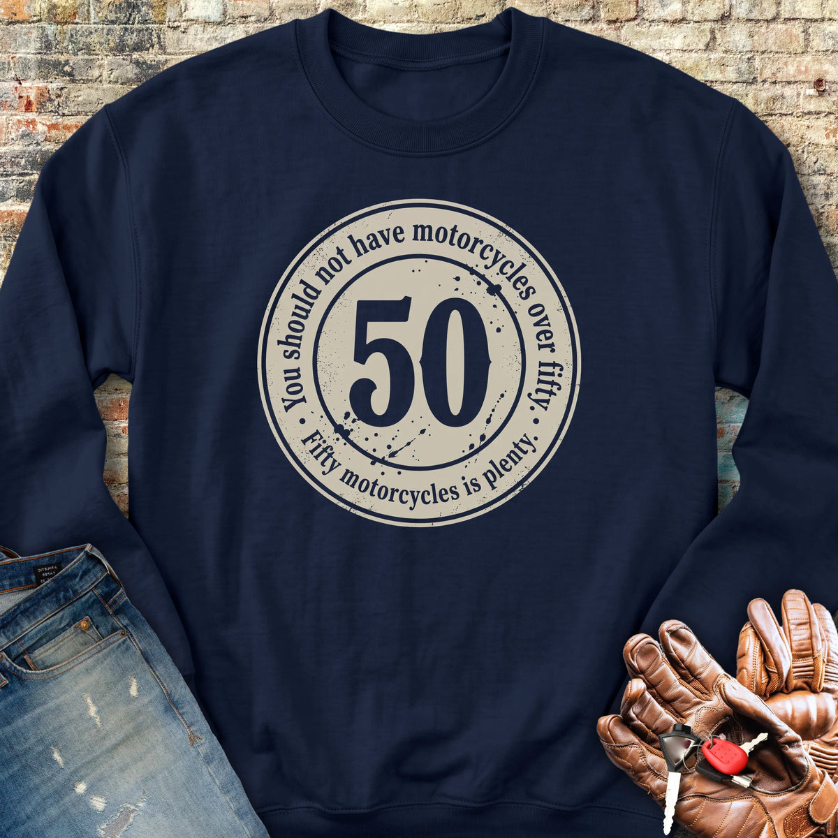 The 50 Riders Club Sweatshirt - Navy