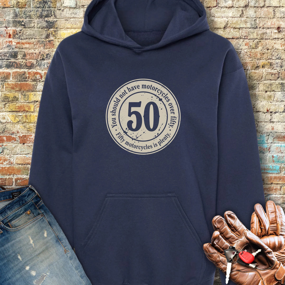 The 50 Riders Club Hoodie - Navy