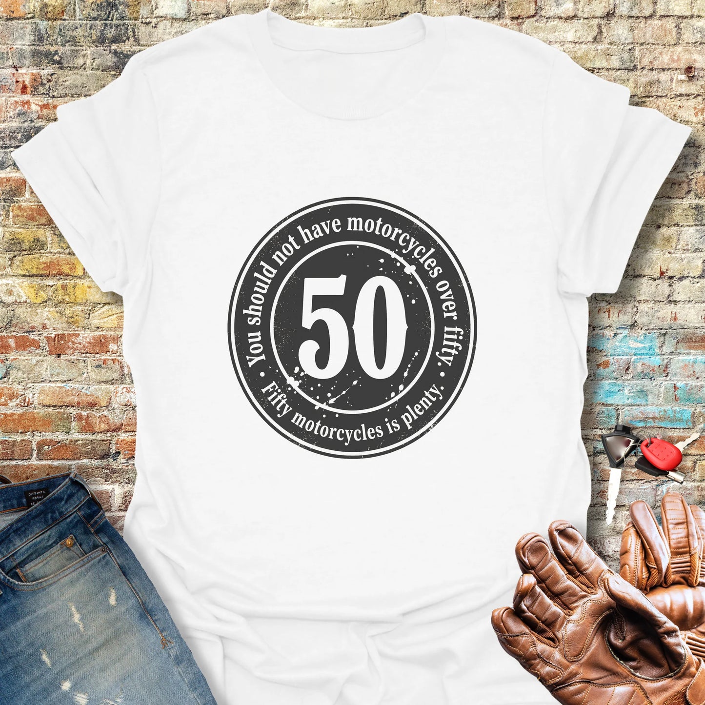 The 50 Riders Club T-Shirt - White