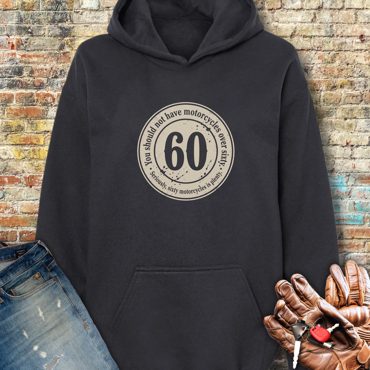 The 60 Riders Club Hoodie - Black