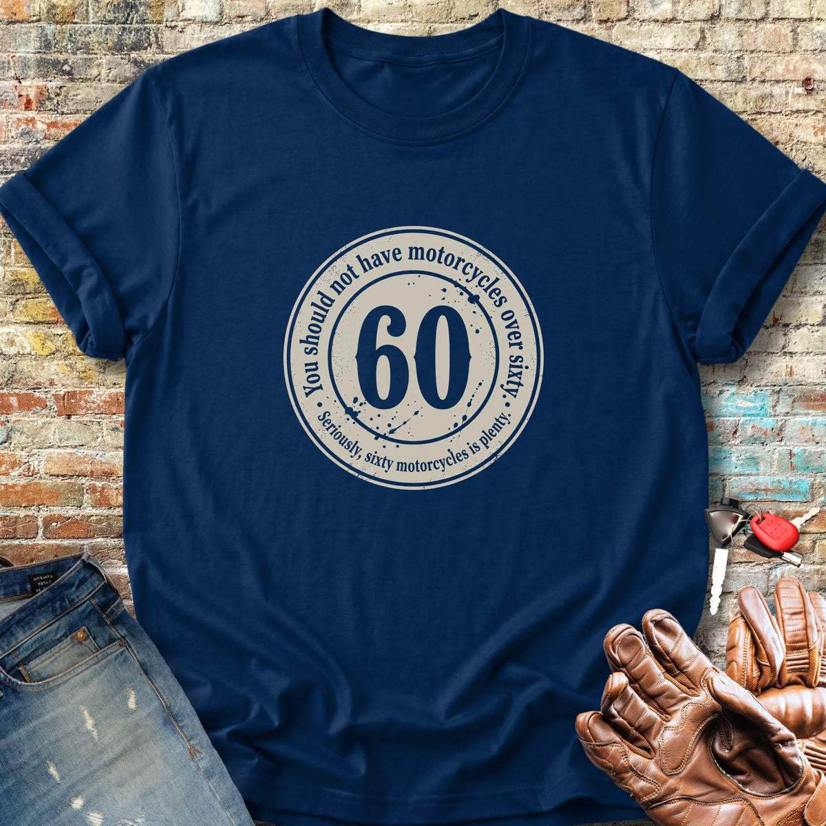 The 60 Riders Club Classic T-Shirt - Navy