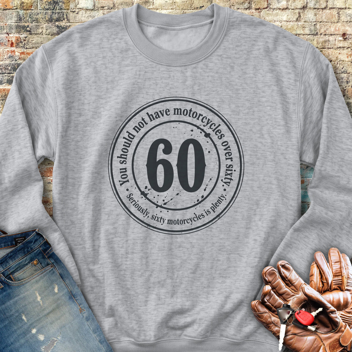 The 60 Riders Club Sweatshirt - Sport Grey