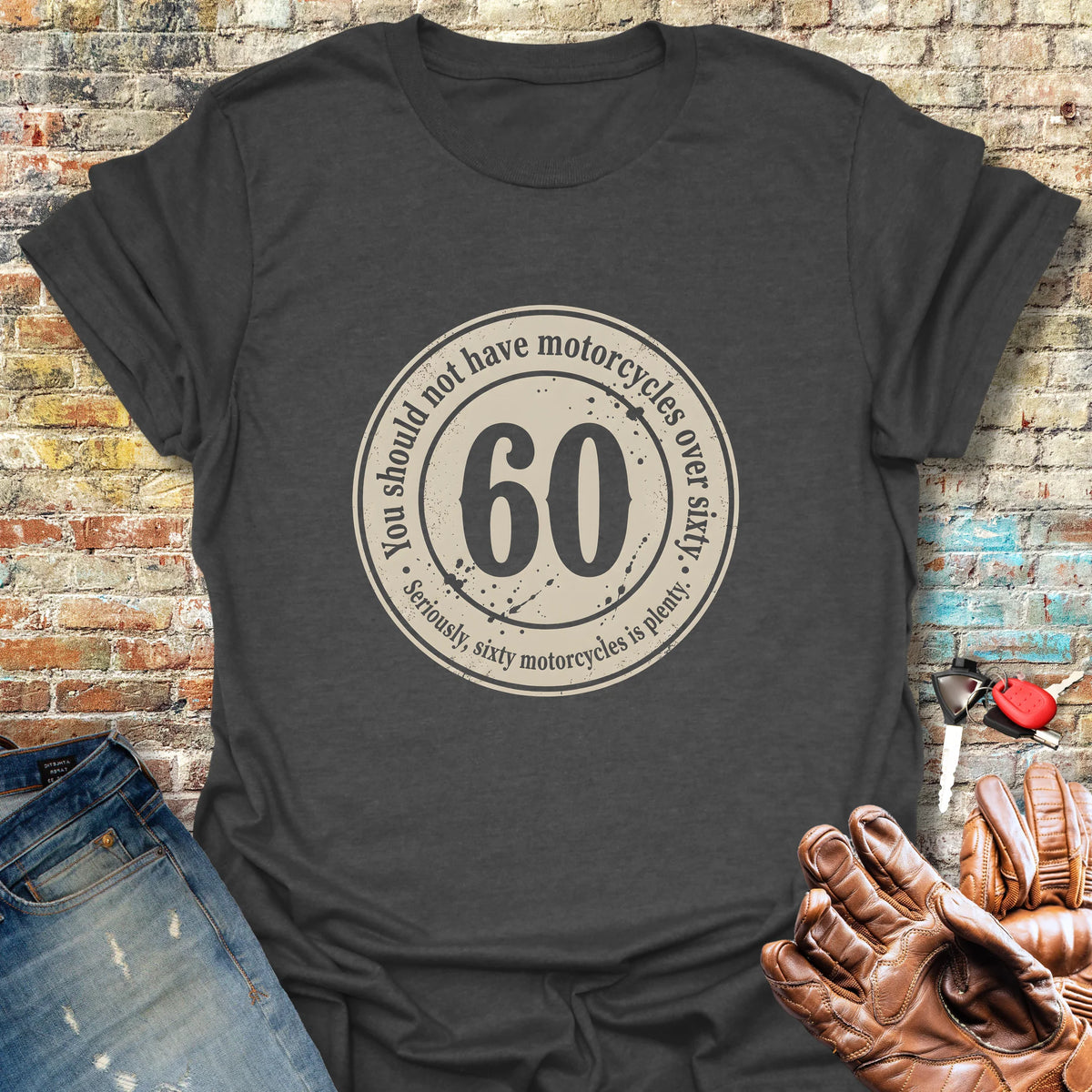 The 60 Riders Club Softstyle T-Shirt - Dark Heather