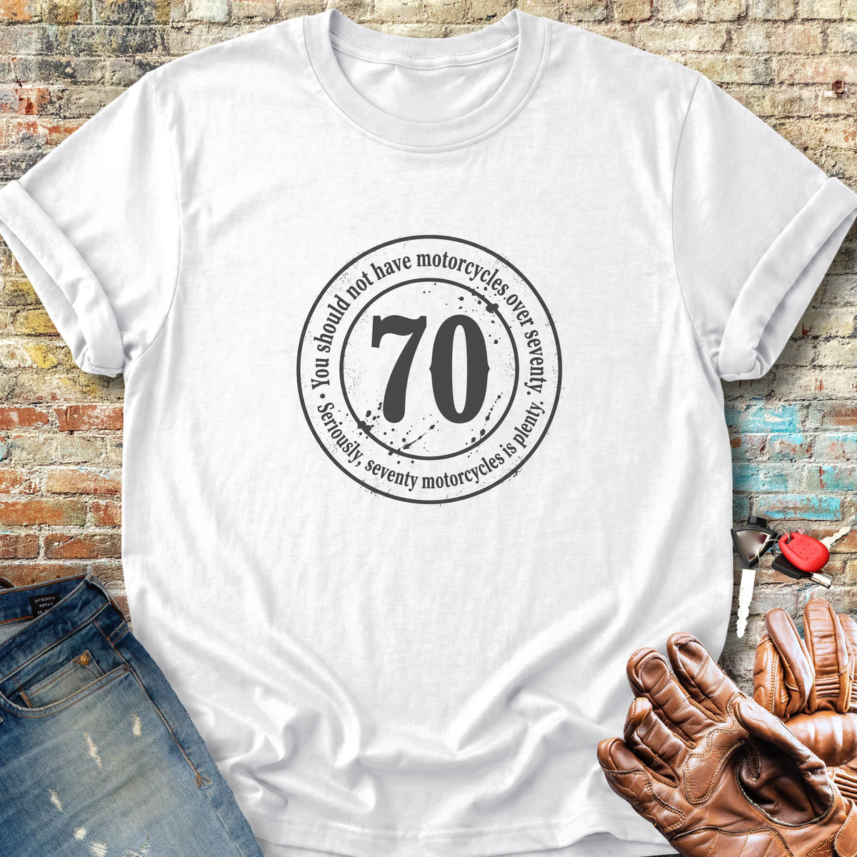 The 70 Riders Club Classic T-Shirt - White
