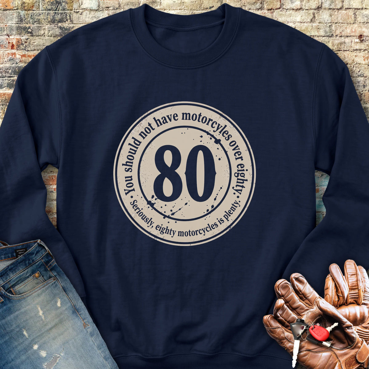 The 80 Riders Club Sweatshirt - Navy