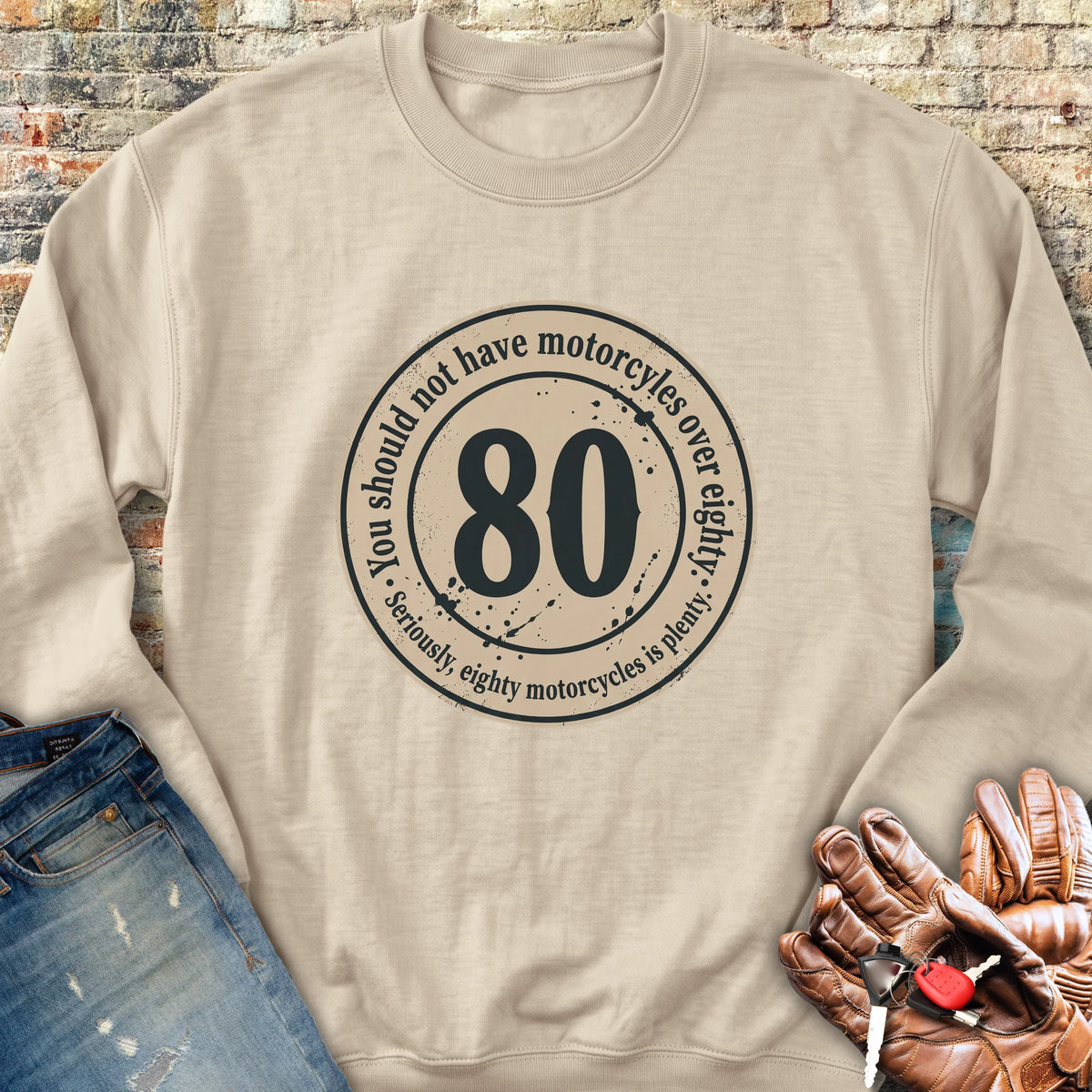 The 80 Riders Club Sweatshirt - Sand