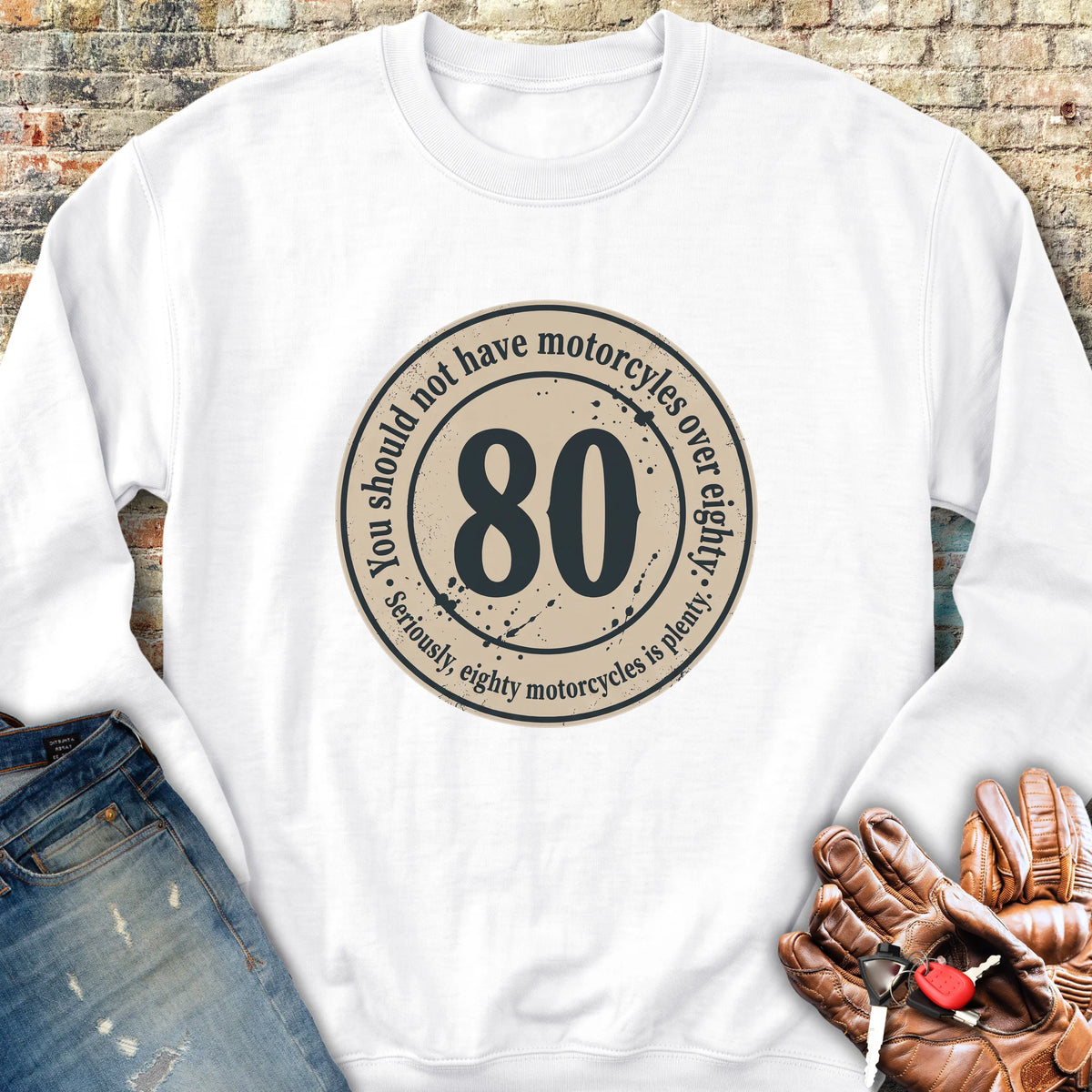 The 80 Riders Club Sweatshirt - White