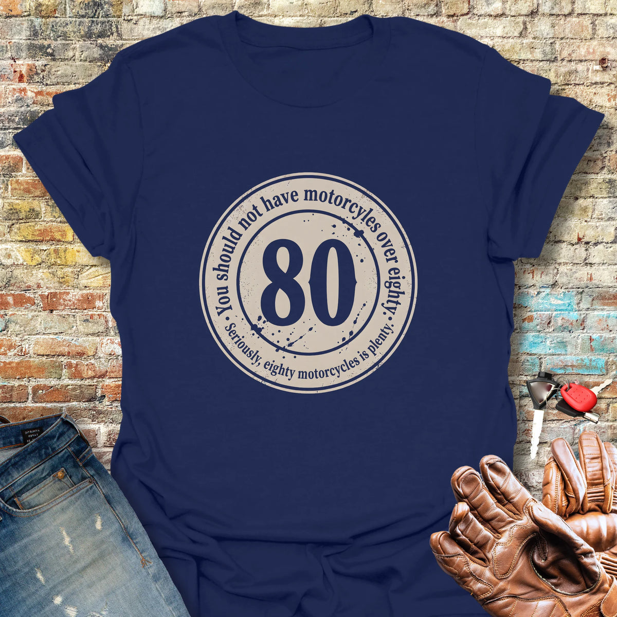 The 80 Riders Club Softstyle T-Shirt - Navy
