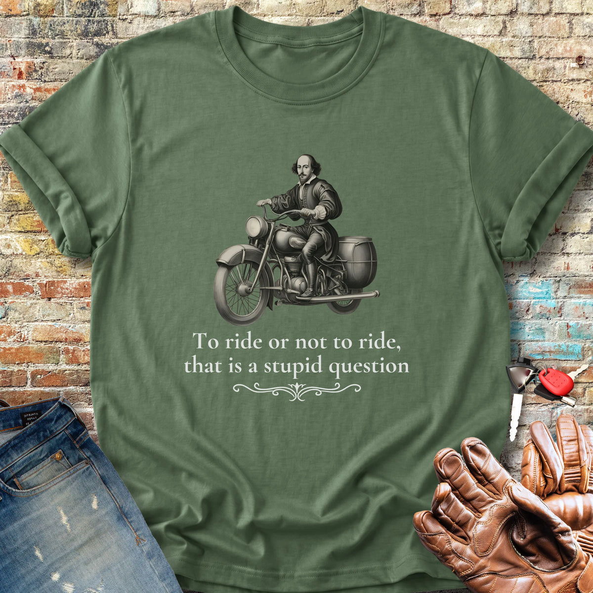 The Bard Classic T-Shirt - Military Green