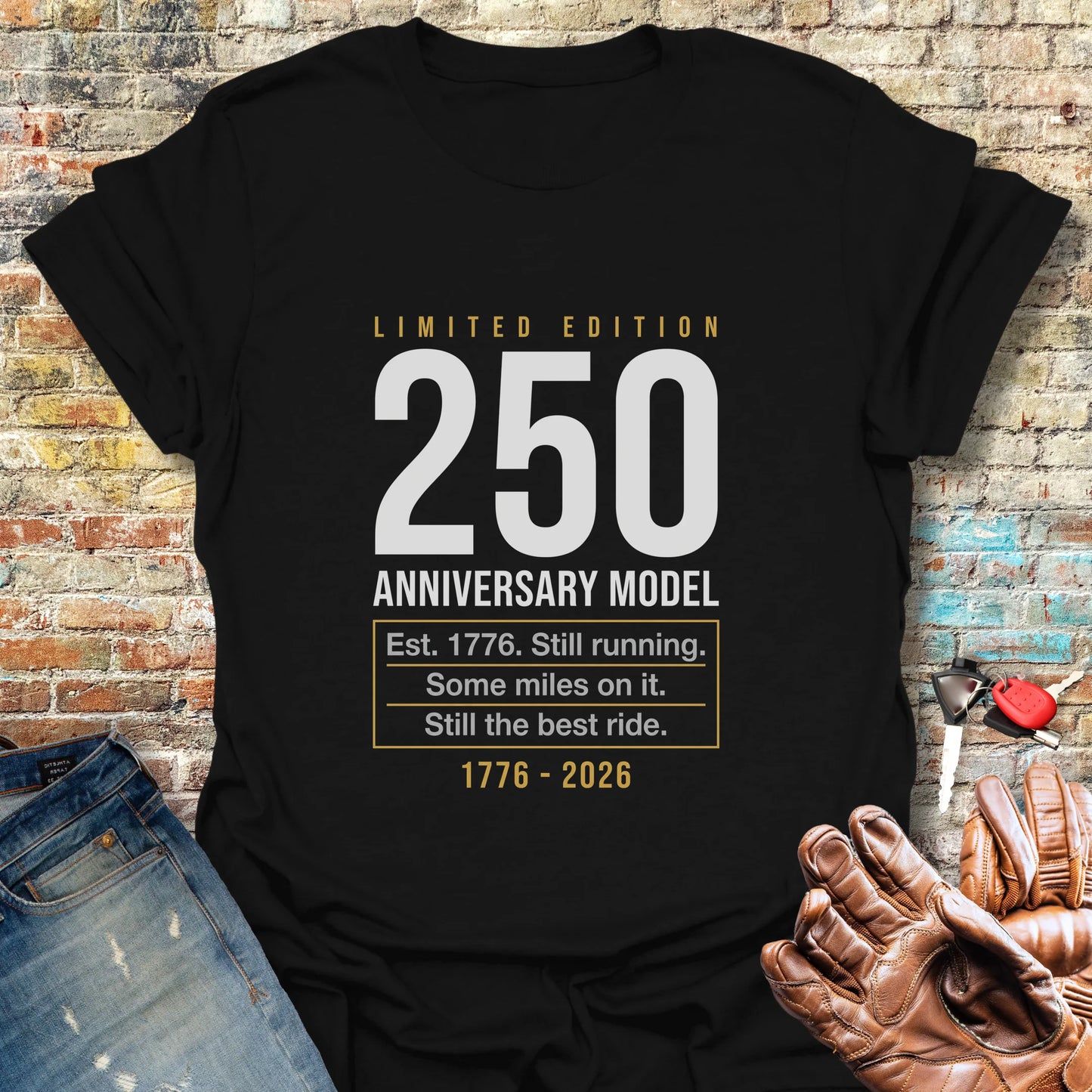 The Best Ride 250 T-Shirt - Black