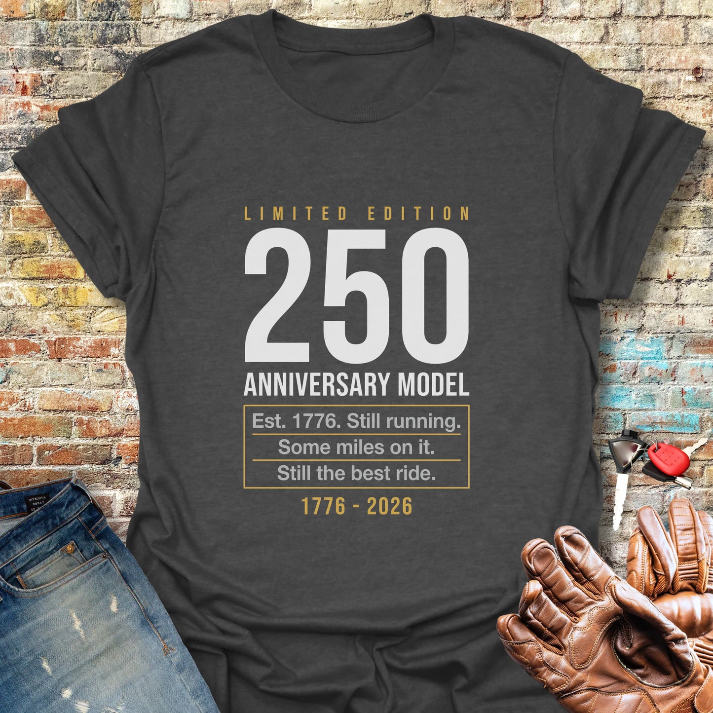 The Best Ride 250 T-Shirt - Dark Heather