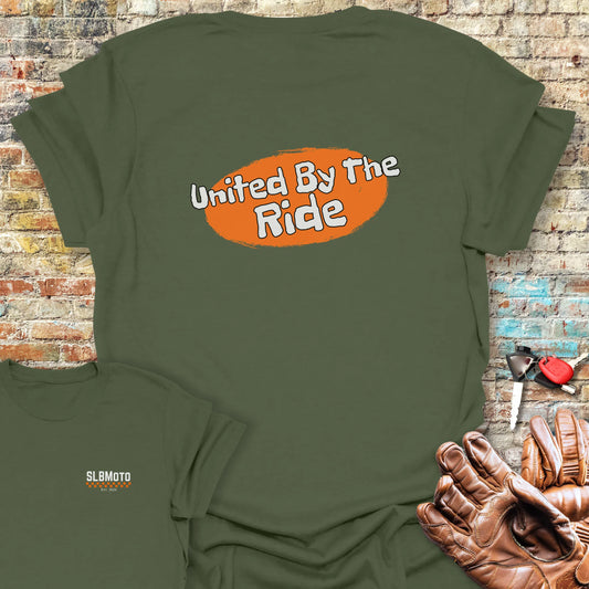 The Bond Back Print T-Shirt - Military Green