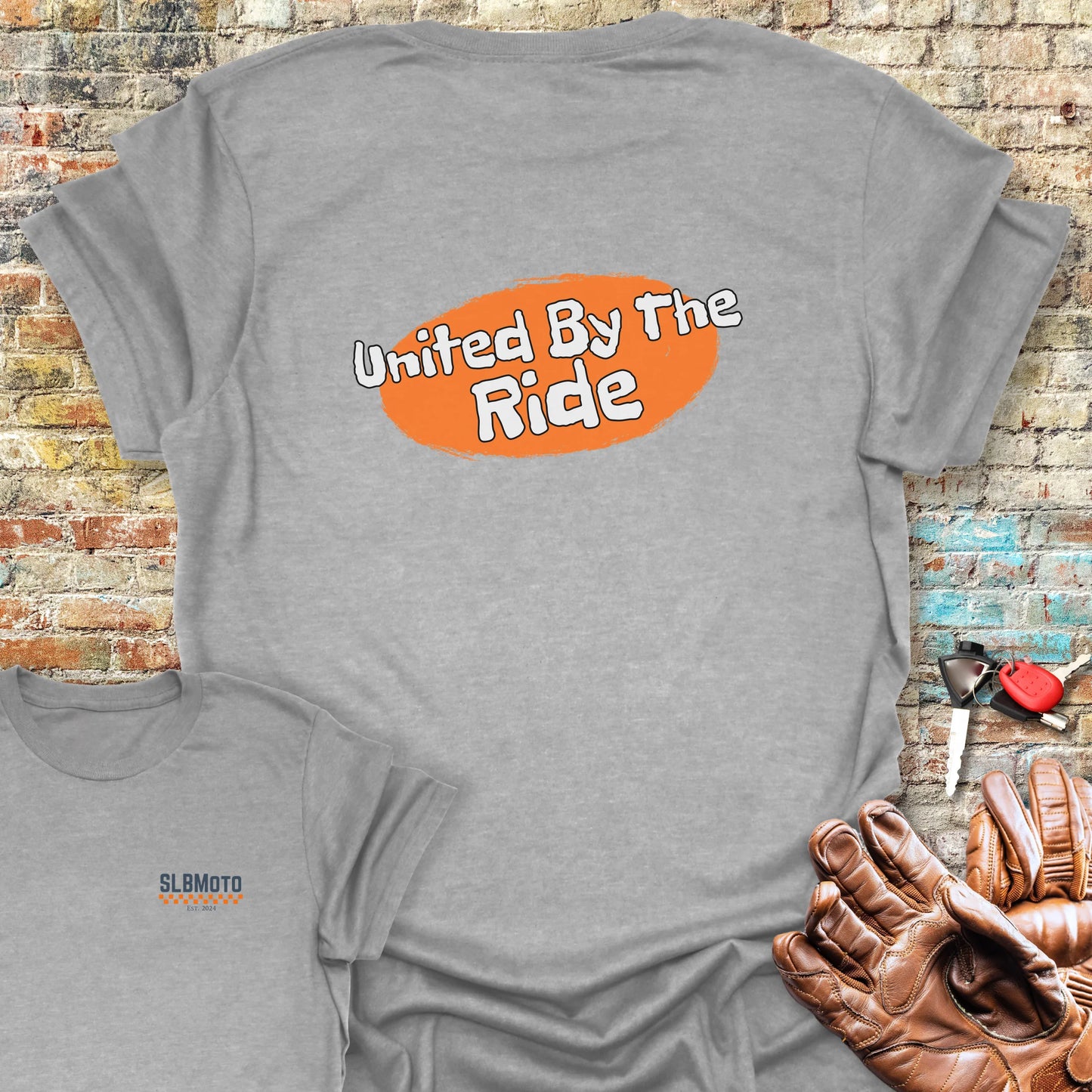 The Bond Back Print T-Shirt - Sport Grey