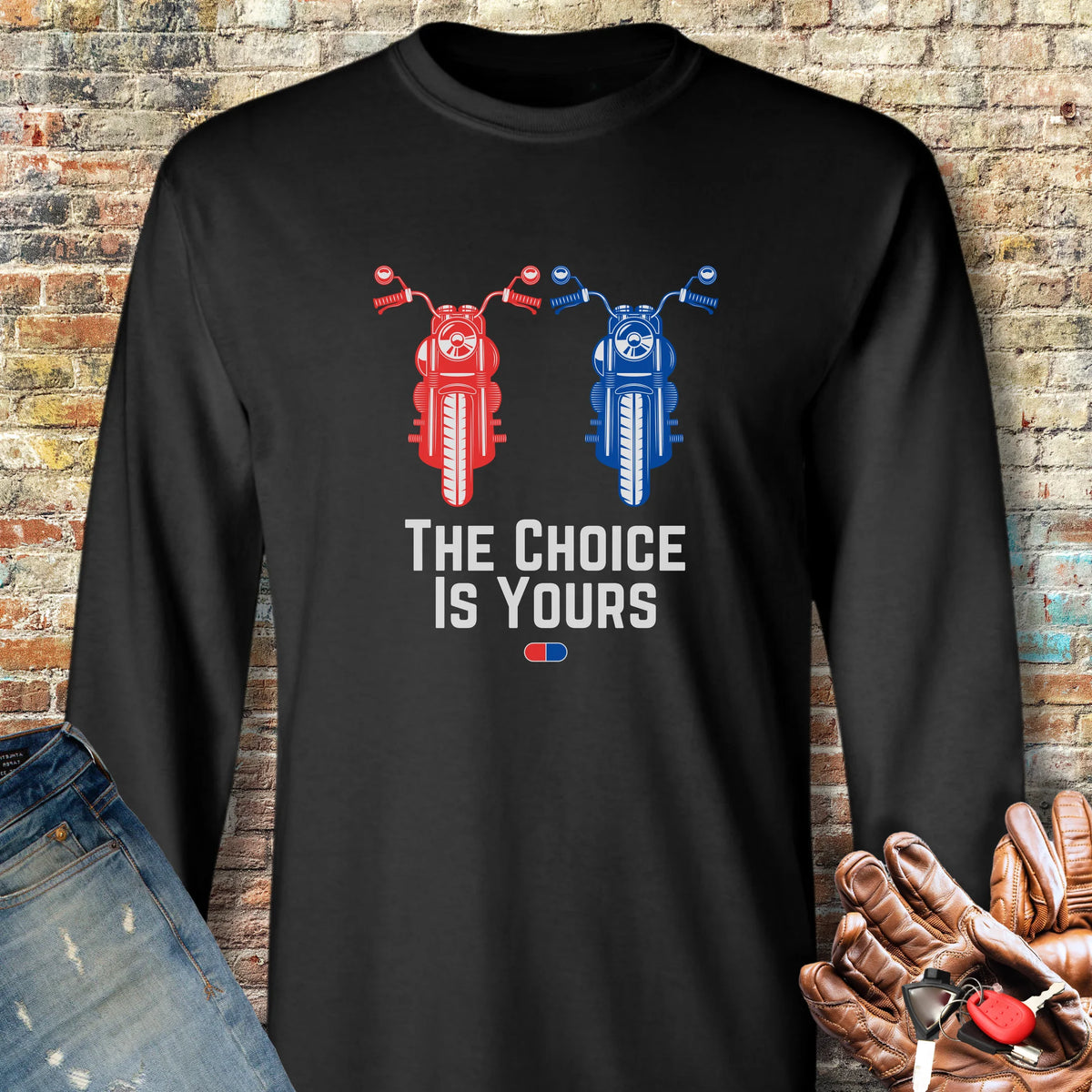 The Choice Long Sleeve T-Shirt - Black
