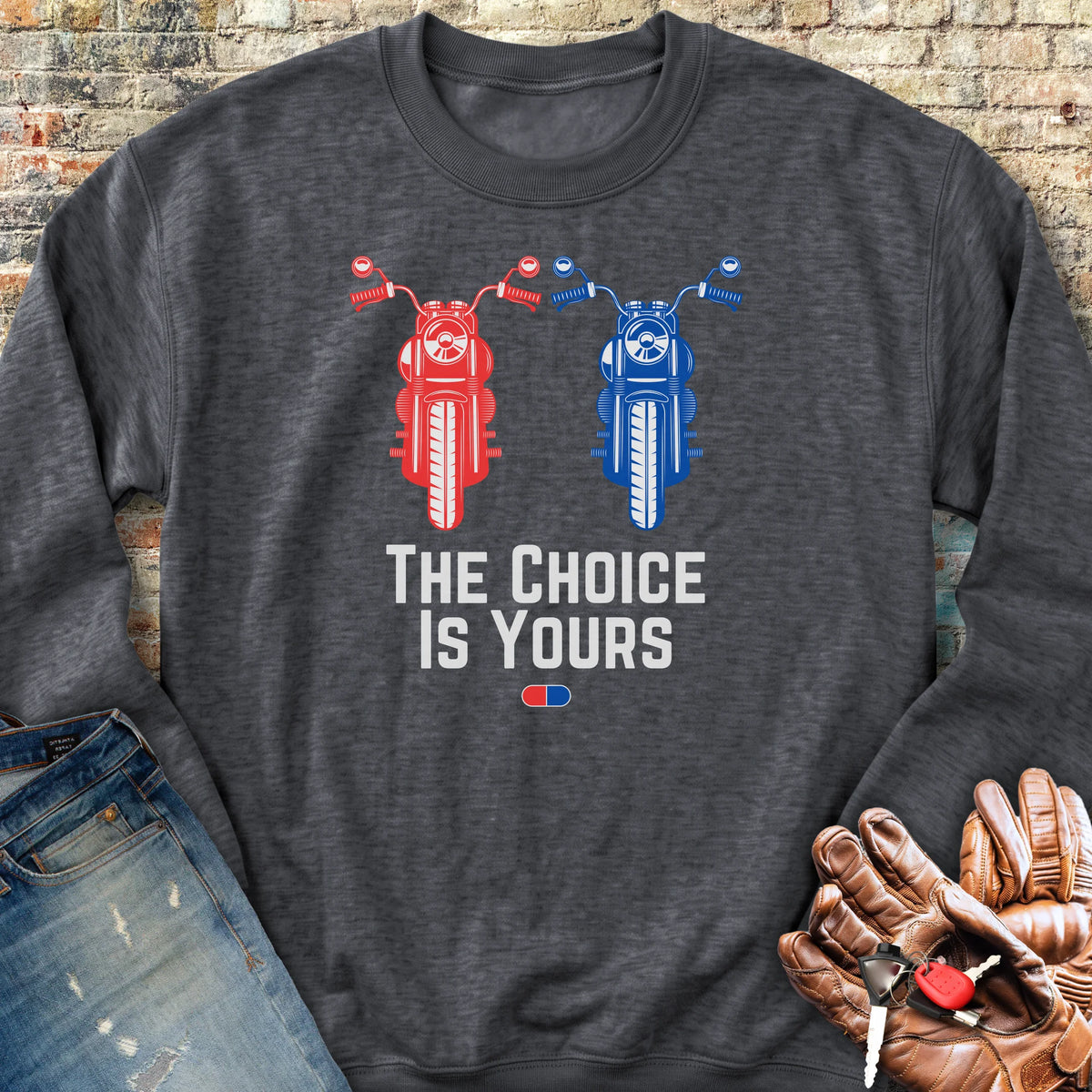 The Choice Sweatshirt - Dark Heather